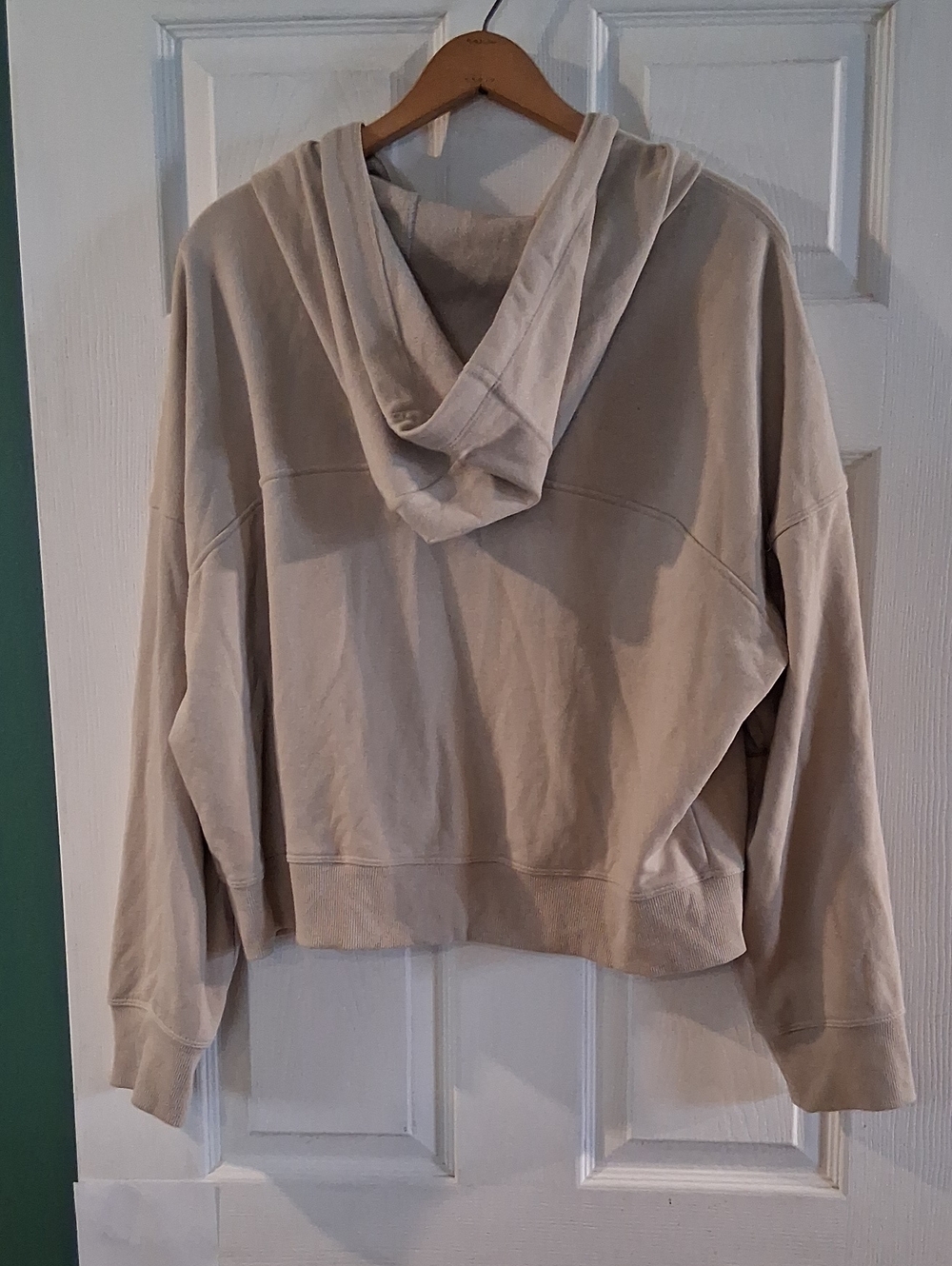 DKNY Beige/Taupe Knit Hoodie - Picture 4 of 4